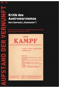 Kritik des Austromarxismus (AdV 12)